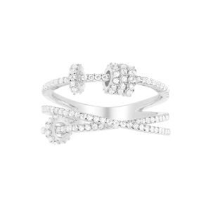 Sterling moving rings ring